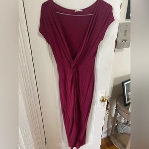 Magenta Maxi Dress